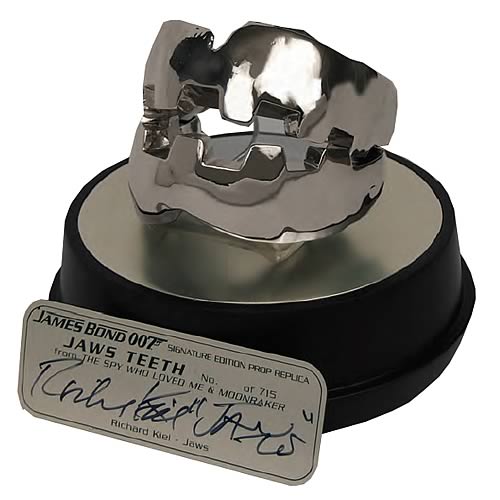 James Bond Jaws Teeth Prop Replica Signature Edition